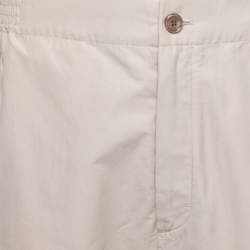 Gucci Beige Cotton Elastic Waist Trousers XL Waist 34" 