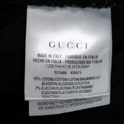 Pre Owned Gucci Black Denim Skinny-Fit Jeans L Waist 35"