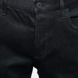 Pre Owned Gucci Black Denim Skinny-Fit Jeans L Waist 35"