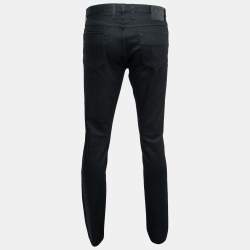 Pre Owned Gucci Black Denim Skinny-Fit Jeans L Waist 35"