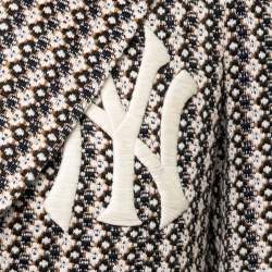 Gucci X NY Yankees Multicolor Tweed Logo Embroidered Jacket XS  