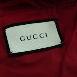 مملوكة مسبقًا Gucci Brown Bengal Tiger Print Synthetic Jacket S