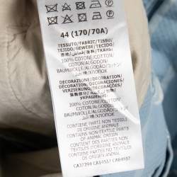 Gucci Light Blue Double G Striped Cotton Shorts XXS