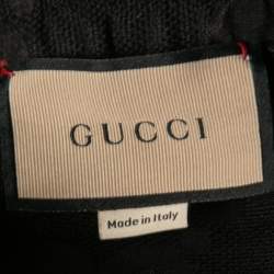 Gucci Black GG Jumbo Canvas Bermuda Shorts M   