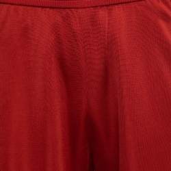 Gucci X adidas Red GG Monogram Knit Bermuda Shorts M