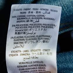 Pre Owned Gucci Blue Denim Straight Leg Jeans XL