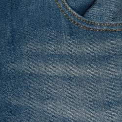 Pre Owned Gucci Blue Denim Straight Leg Jeans XL