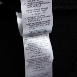 Pre Owned Gucci Black Cotton Knit Blind for Love Tiger Patch Hoodie L