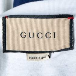 Gucci White Alphabet & Blind For Love Printed Cotton T-Shirt XXL