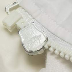 Gucci White Synthetic Zip-Up Jacket XL