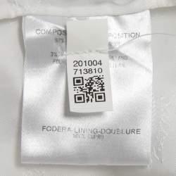 Gucci White Synthetic Zip-Up Jacket XL