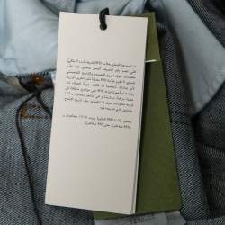 Pre Owned Gucci Blue Dark Wash Denim Tapered Jeans L / Waist: 35"