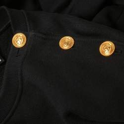 Gucci Black Cotton Sequined Gucci Homme Pour Femme Sweatshirt XS