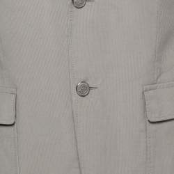 Gucci Grey Curduroy Double Buttoned Blazer S