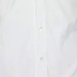 Gucci White Cotton French Cuff Shirt M