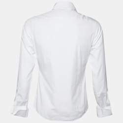 Gucci White Cotton French Cuff Shirt M