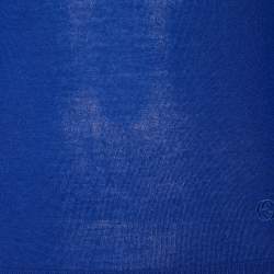 Gucci Blue Cashmere V-Neck Cardigan S