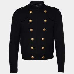 Gucci Black Wool Double Breasted Jacket S