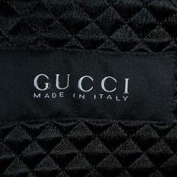 Gucci Black Wool Double Breasted Jacket S