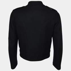 Gucci Black Wool Double Breasted Jacket S