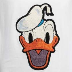 Pre Owned Gucci White Embroidered Cotton Knit Crew Neck T-Shirt XS