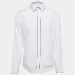 Gucci White Cotton Button Front Shirt 2XL