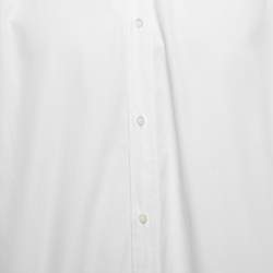 Gucci White Cotton Button Front Dress Shirt 3XL