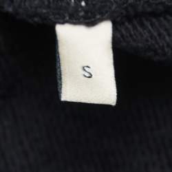 Gucci X North Face Black Printed Cotton Hoodie S