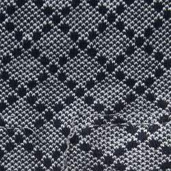 Pre Owned Gucci Navy Blue Patterned Cotton Polo T-Shirt 3XL