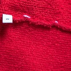 Pre Owned Gucci Red Cotton Blind For Love Bee Embroidered Sweatshirt M