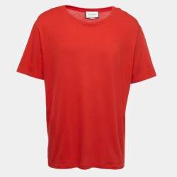UhfmrShops - 548638 - gucci gucci exotica cotton jersey t shirt - 4520