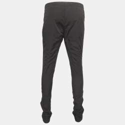 Gucci Black Synthetic Web Intarsia Track Pants S