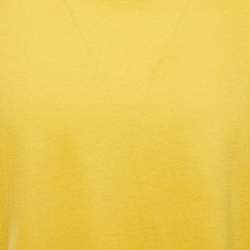 Pre Owned Gucci Yellow Distressed Cotton T-Shirt XL