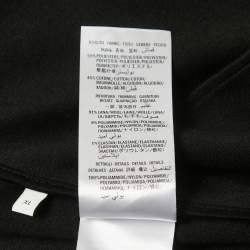 Gucci Black Knit Web Stripe Detail Zip Front Jacket XL