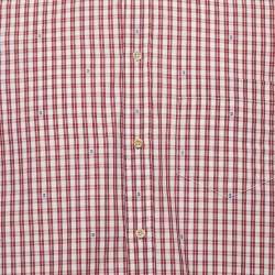 Gucci Red Squared on Mini G Cotton Button Front Full Sleeve Shirt M