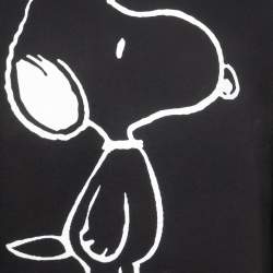 Gucci Black Snoopy Print Cotton Crew Neck Sweatshirt M
