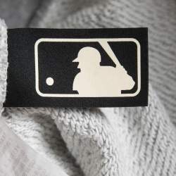 Pre Owned Gucci Grey Cotton LA Angels Patch Detail Sweatshirt XS