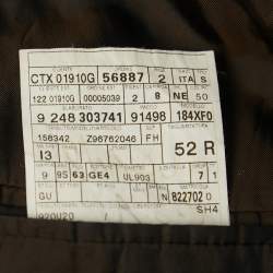Gucci Brown Wool Single Breasted Blazer XL