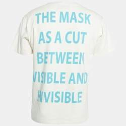 Gucci Cream Printed Cotton Crewneck T-Shirt XS