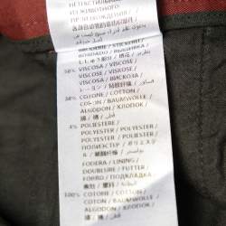 Gucci Burnt Maroon Cotton Slim Fit Trousers M