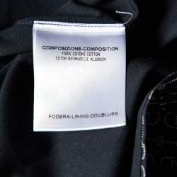 Pre Owned Gucci Black Horsebit Print Cotton Slim Fit Long Sleeve Shirt S