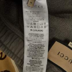 Gucci Grey Jersey Logo Tape Detailed Drawstring Shorts M