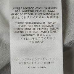 Pre Owned Gucci White Tiger Print Cotton Crew Neck T-Shirt M
