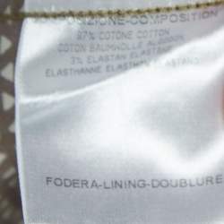 Pre Owned Gucci Brown Triangle Print Cotton Full Sleeve Shirt XL