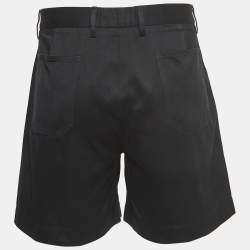 Gucci Black Butterfly Embroidered Cotton Cargo Short XL