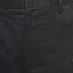 Gucci Black Butterfly Embroidered Cotton Cargo Short XL