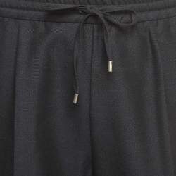 Pre Owned Gucci Grey Wool Drawstring Trousers XL