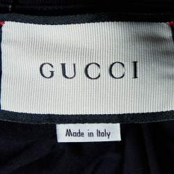 Gucci Black Cities Print Cotton Crew Neck T-Shirt M