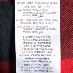 Pre Owned Gucci Blue Denim L'Aveugle Par Amour Jacket S