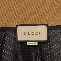 Pre Owned Gucci x Ken Scott Black Printed Jersey Zip-Up Track Jacket M